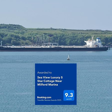 Sea View Luxury 5 Star Cottage Near Milford Marina Мілфорд-Гейвен Екстер'єр фото